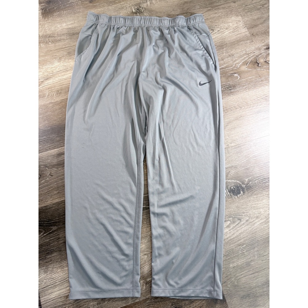 Nike Dri-FIT Mens XXL Grey Training Pants Athletic Sweatpants CU4950-084
